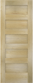 Flat  Panel   Monticello  Poplar  Doors